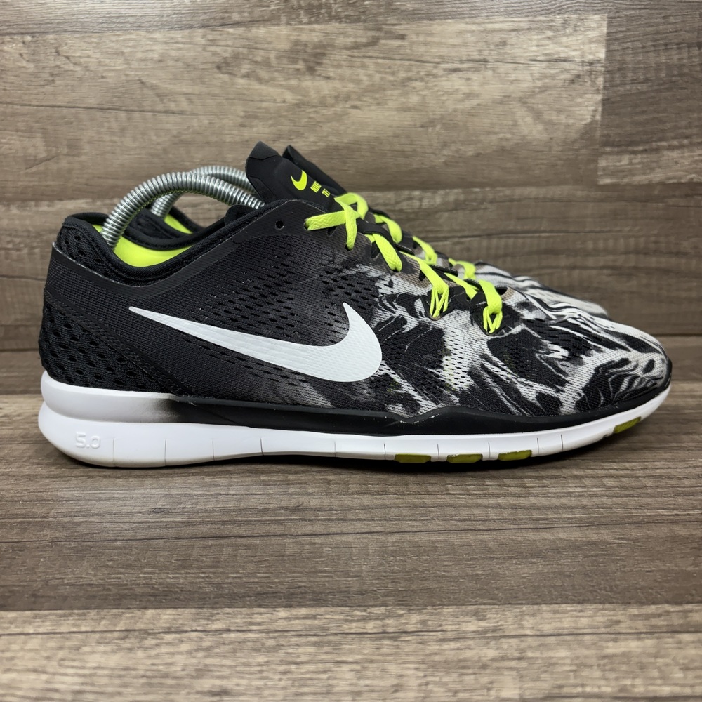 Nike Free TR Fit 5 Black Gray Womens US Size 11 EUR 43 704695-014 Running Shoes